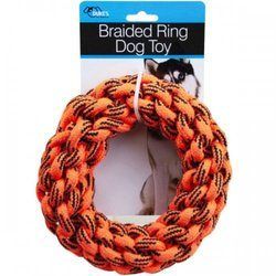 Braided Ring Dog Toy (pack of 6)