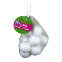 12 Pack Foam Craft Balls (pack of 24)