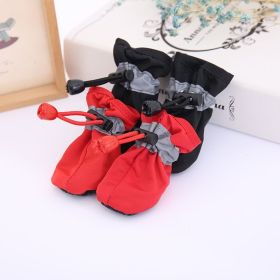 4pcs Dog Shoes; Large Pet Waterproof Chihuahua Anti-slip Boots Puppy Cat Socks Botas S/M/L/XL (Color: White, size: XXL)