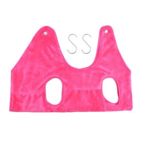 Pet Dog Cat Grooming Hammock Harness Dog Hammock Restraint Bag Helper Breathable Dogs Grooming Trimming Hammock Helper Cats (Color: Pink, size: M)