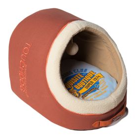 Touchdog Indoor Active-Play Exquisite Panoramic Designer Vintage Emblem Dog Bed (SKU: PB33RDLG)