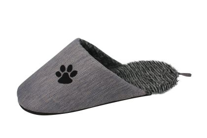 Slip-On Fashionable Slipper Dog Bed (SKU: PB12GYLG)